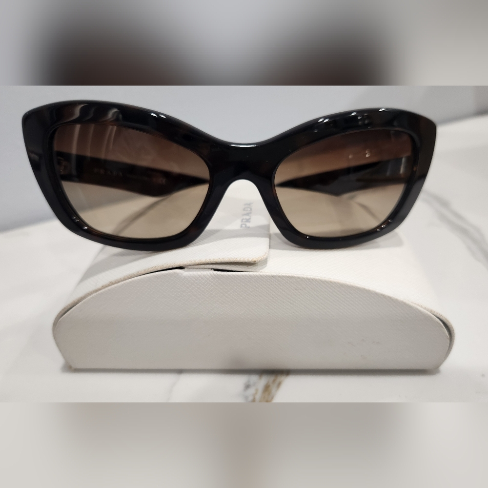 Prada Dark Brown Sunglasses with Case - Picture 14 of 16